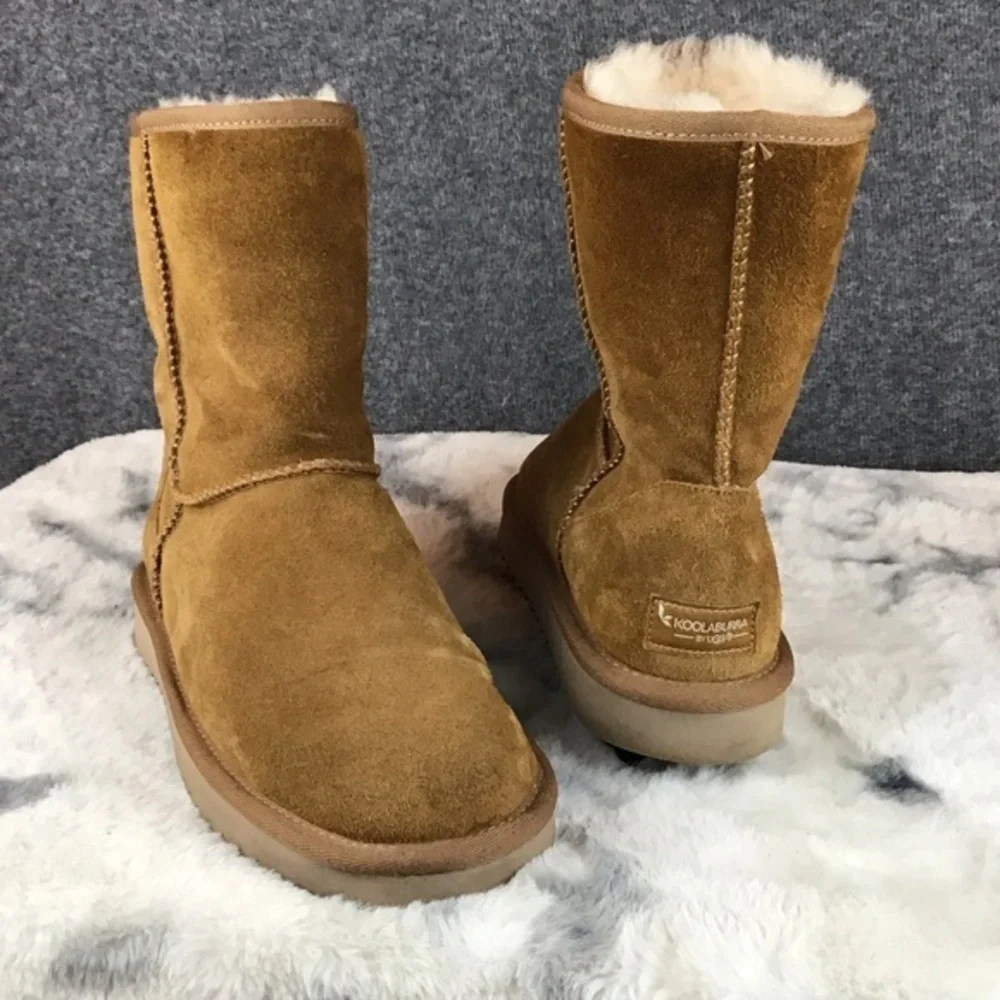Koolaburra by UGG Suede Leather Mid Calf Boots Size 8‎